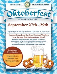 Camp Pa Qua Tuck Oktoberfest 