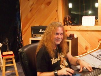 Me mixing and looking like I'm having to much fun!!
