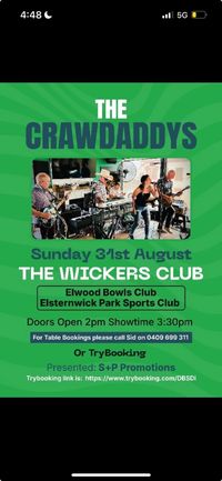 The Crawdaddys at the Wickers Club