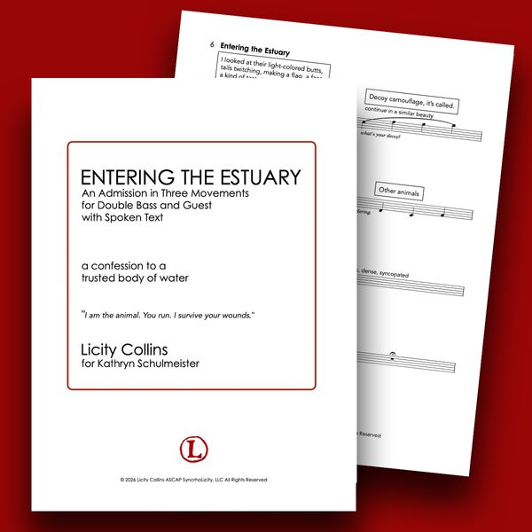Entering the Estuary — Semi-Improvisational for Bass and Guest with Spoken Word