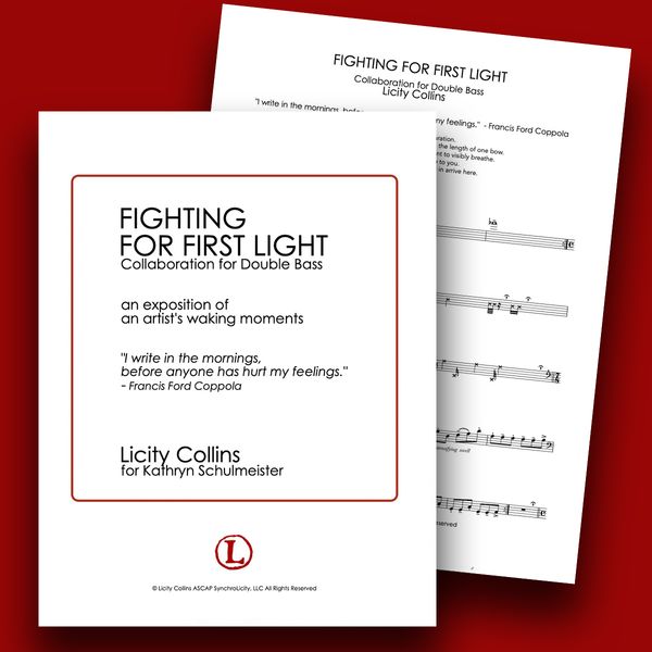 Fighting for First Light — Semi-Improvized Collaboration for Double Bass