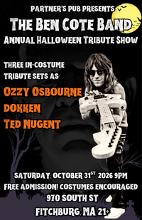 The Ben Cote Band @ Partner's Pub Halloween Show