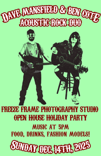 Dave Mansfield and Ben Cote Acoustic Duo @ Freeze Frame Studio