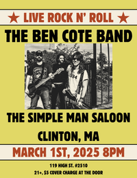 The Ben Cote Band @ The Simple Man Saloon