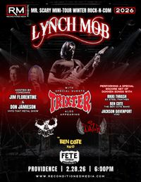 Mr. Scary Mini Tour - BCB is opening and Ben will be joining George Lynch for a special encore set of Dokken
