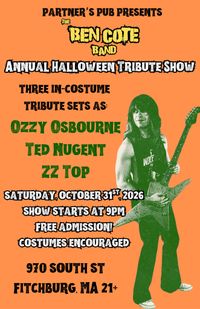The Ben Cote Band @ Partner's Pub Halloween Show