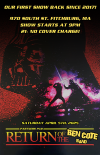 The Ben Cote Band Returns to Partners Pub