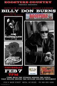 Jim Bachmann with Billy Don Burns and Rowdy Johnson