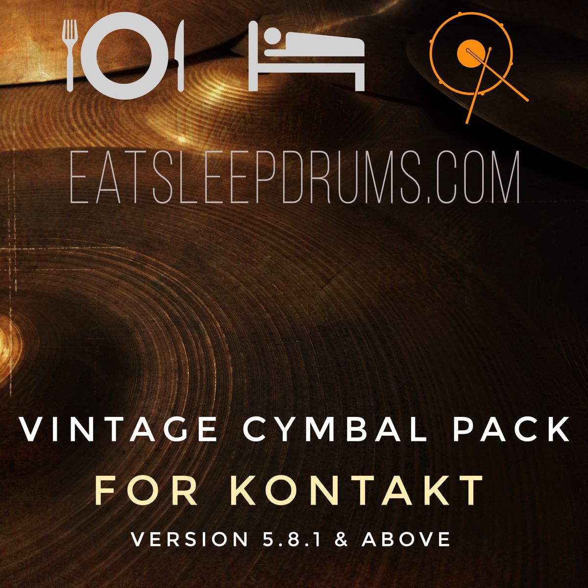 "Vintage Cymbals" - For Kontakt version 5.8.1 and above
