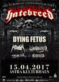 Hatebreed/Dying Fetus/Havok/Warbringer/Gorod/Exmortus 