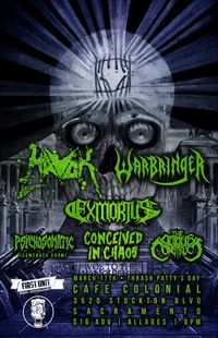 Havok / Warbringer / Exmortus / Thrown into Exile