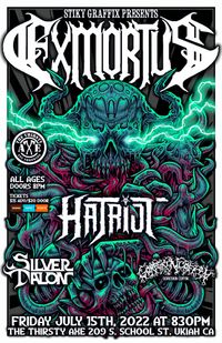 Exmortus w/Hatriot, Silver Talon ,Goreskin Coffin