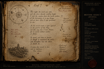Aelric's Journal - Leaf 7
