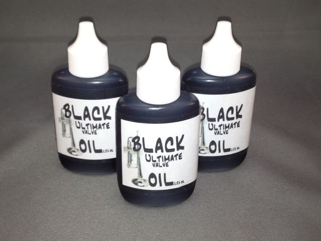 3 - 1.25oz Bottles of Black Ultimate Valve Oil