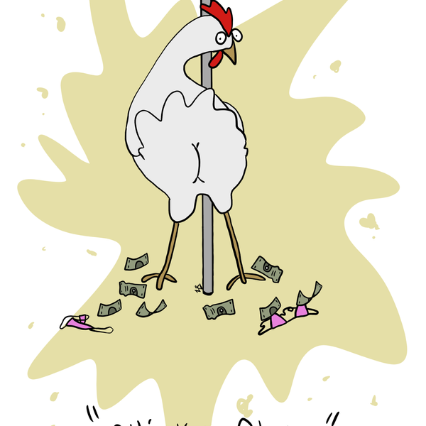 Chicken Strips Print