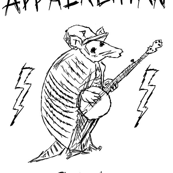 Appalachian Shit Armadillo Print 