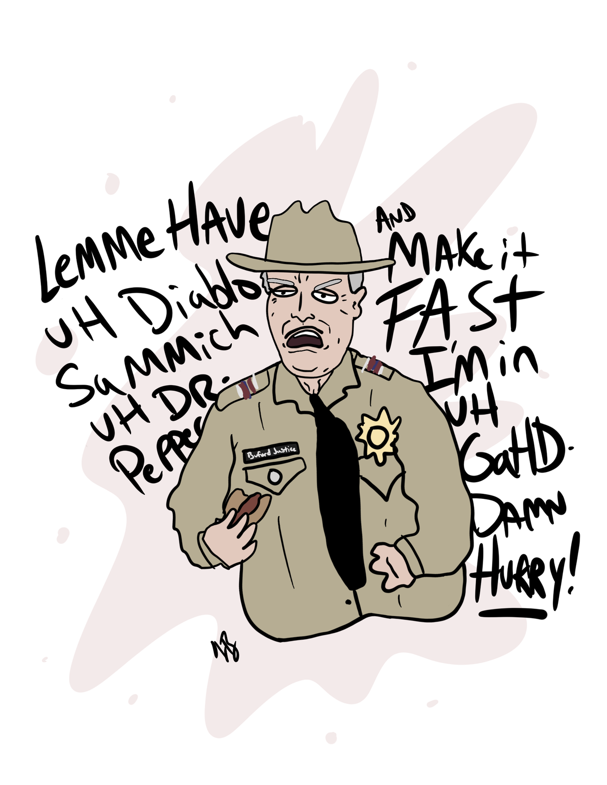 Buford T. Justice Print