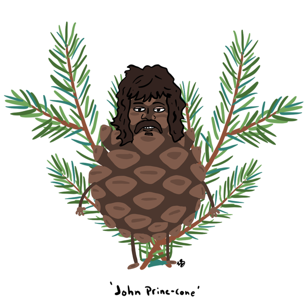 John Prine-Cone Print