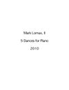 5 Dances for Solo Piano