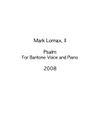 Psalm for Baritone Voice and Piano
