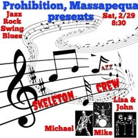 The Skeleton Crew with Lisa Arce at Prohibition Speakeasy Bar