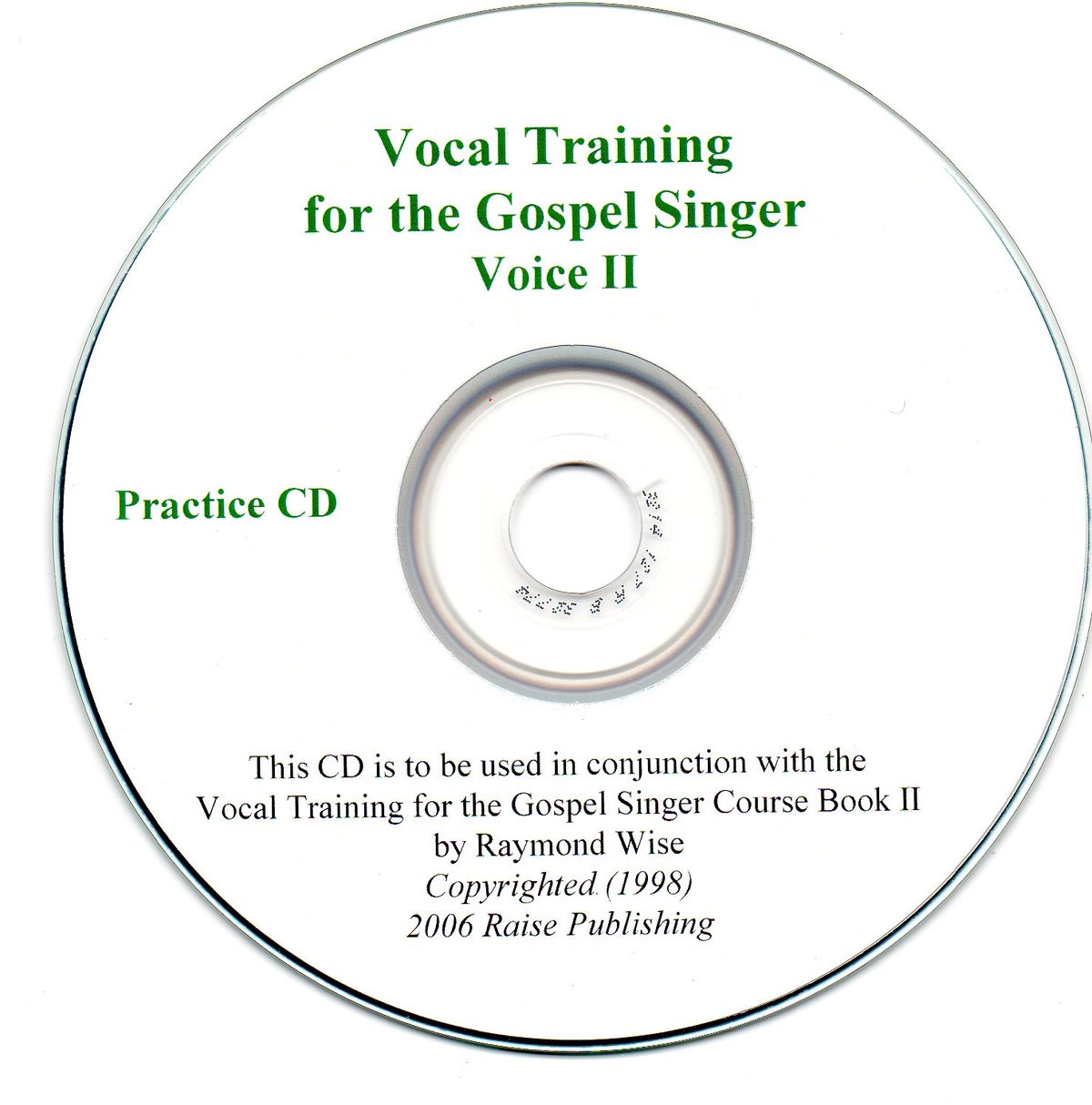 Vocal Training for the Gospel Singer Practice CD