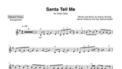 "Santa Tell Me" Sheet Music