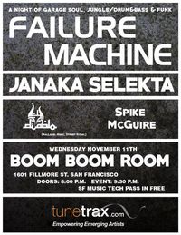 Tunetrax Presents: A night of Garage Soul,  Jungle/Drum & Bass, & Funk invasion