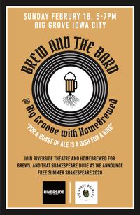 Brew and the Bard @Big Grove with HomeBrewed