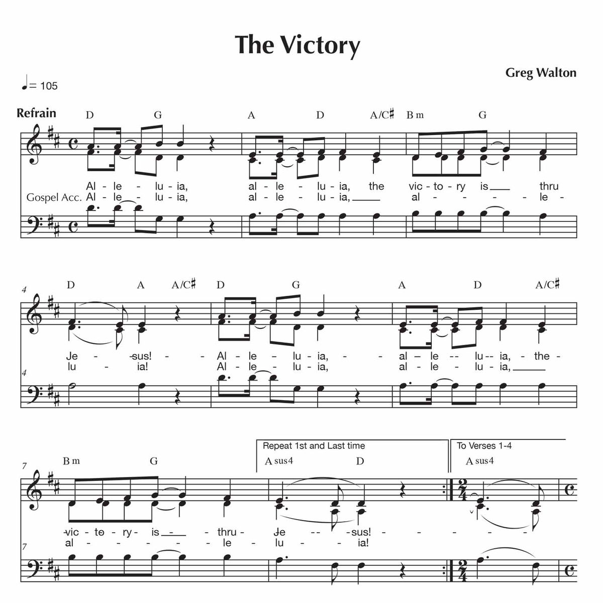 The Victory - Guitar/Vocal PDF