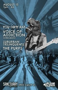You Dirty Rat*Voice Of Addiction*Suburban Delinquents*The Purps