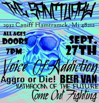 AggroDie*VoiceOfAddiction*ComeOutFighting*BathroomFuture*BeerVan