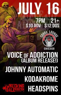 V.o.A. (album release) *Johnny Automatic *Kodakrome *Headspins