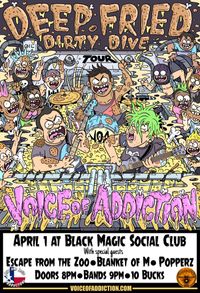 HOUSTON TX Voice of Addiction, Escape from the Zoo, Blanket of M, Popperz