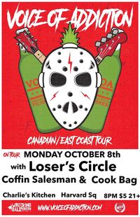Loser's Circle, Coffin Salesman, Voice of Addiction, Cook Bag