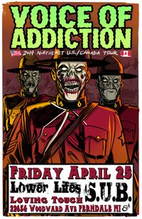 FERNDALE MI *VOICE OF ADDICTION (chicago) *Lower Lifes *S.U.B.