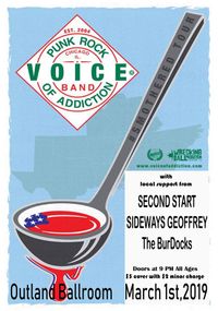 Voice of addiction 2nd start Sideways Geoffrey the BurDocks