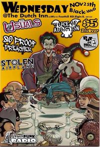 Elgin IL *The Usuals *Voice Of Addiction *80 Proof Preacher *Stolen Airplane