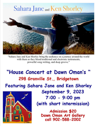 Sahara Jane and Ken Shorley at Dawn Oman Gallery