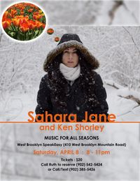 Sahara Jane and Ken Shorley at the SpeakEasy