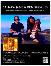 ALBUM RELEASE CONCERT in WOLFVILLE!