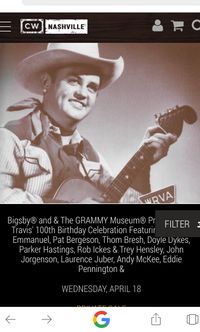 Bigsby and The GRAMMY Museum Presents Merle Travis 100th Birthday Celebration
