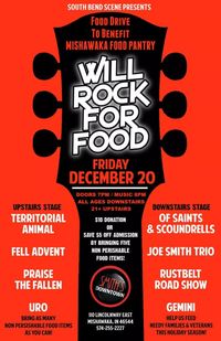 Praise The Fallen @ The will rock for food food drive 