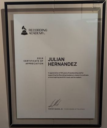 Grammy Award Member Recognition
