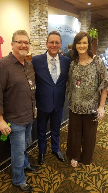 With friend, Mike LeFevre
