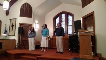 Singing in Peterson Iowa
