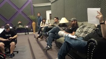 planning session for one of the songs
