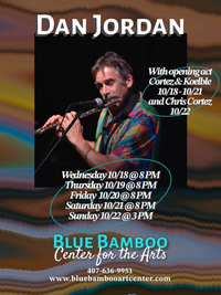 Dan Jordan w/ opening act Cortez & Koelble 10/19/23