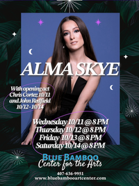 Alma Skye Quartet w/ opening act John Redfield 10/12/23