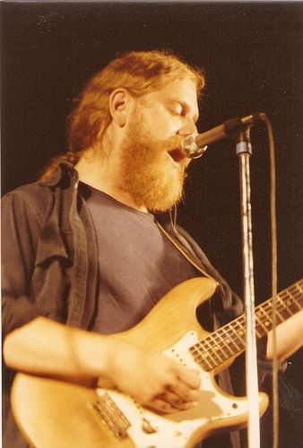 Stephen Ramirez, people's Picnic, 1978. After his run with the Lashnits Brothers and Honest Tom, Stephen played bass with the Zen Tricksters before moving to the West Coast. Here's a YouTube clip of Stephen playing with the Tricksters at the club New YOrk Avenue in HUntington in the early 90s: http://www.youtube.com/watch?v=j60tm-mI-Uo&NR=1 . Two favorite Ramirez expressions: "True pong spirit" and "MAUUUUUDDDD!"
